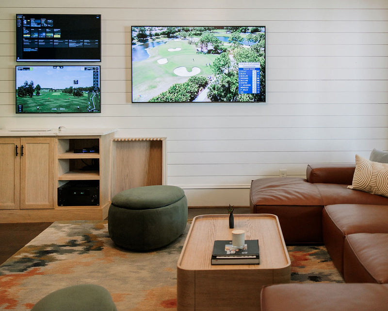 Custom golf simulator for Raleigh family home - Raleigh, NC