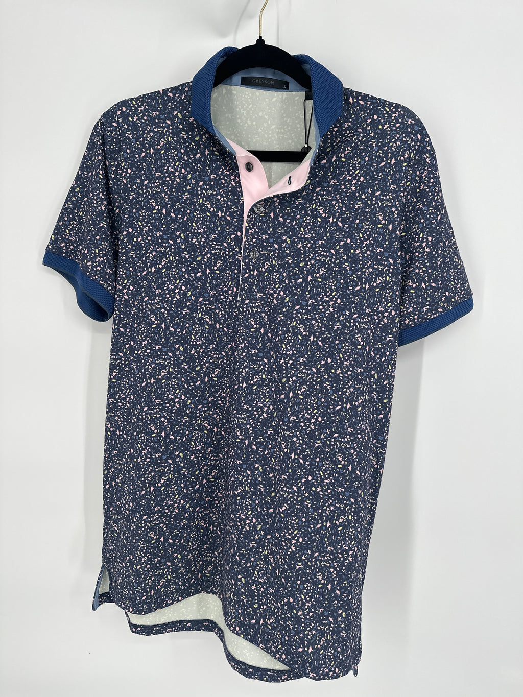 Greyson Angel Tears Polo in Sea (S,M,XL)