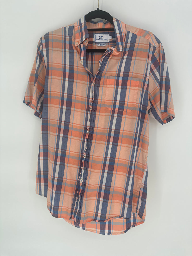 Southern Tide Classic fit Short Sleeve Button Down (S)