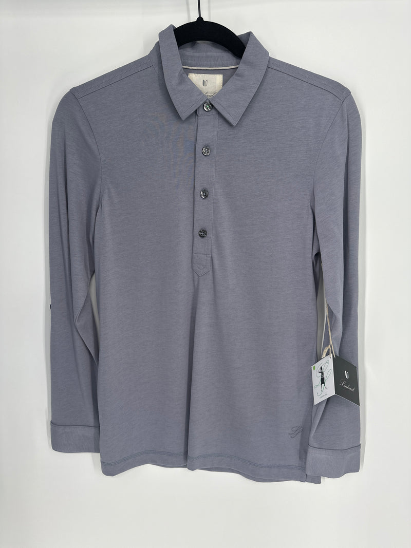 Linksoul Women’s Longsleeve Polo in Rain (S)