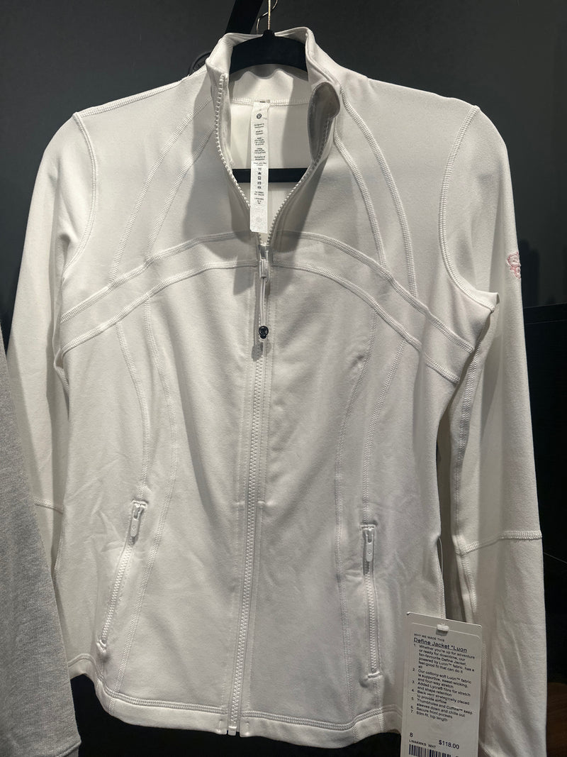 Lululemon - Define Jacket * Luon in WHITE (8)