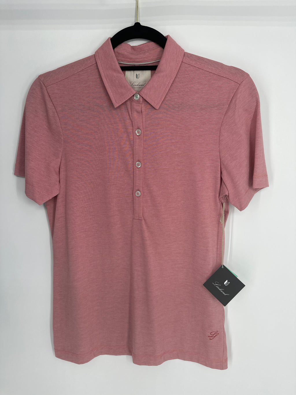Linksoul Ends On Women’s Knit Polo in Sunwash (S)