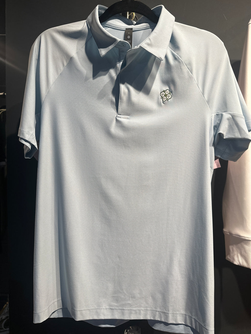 Lululemon Stretch Golf Polo in Sky Blue (S,M,L,XL)
