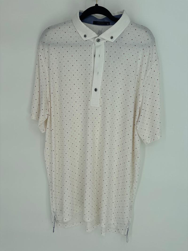 Greyson Icon Polo in Arctic (XL)