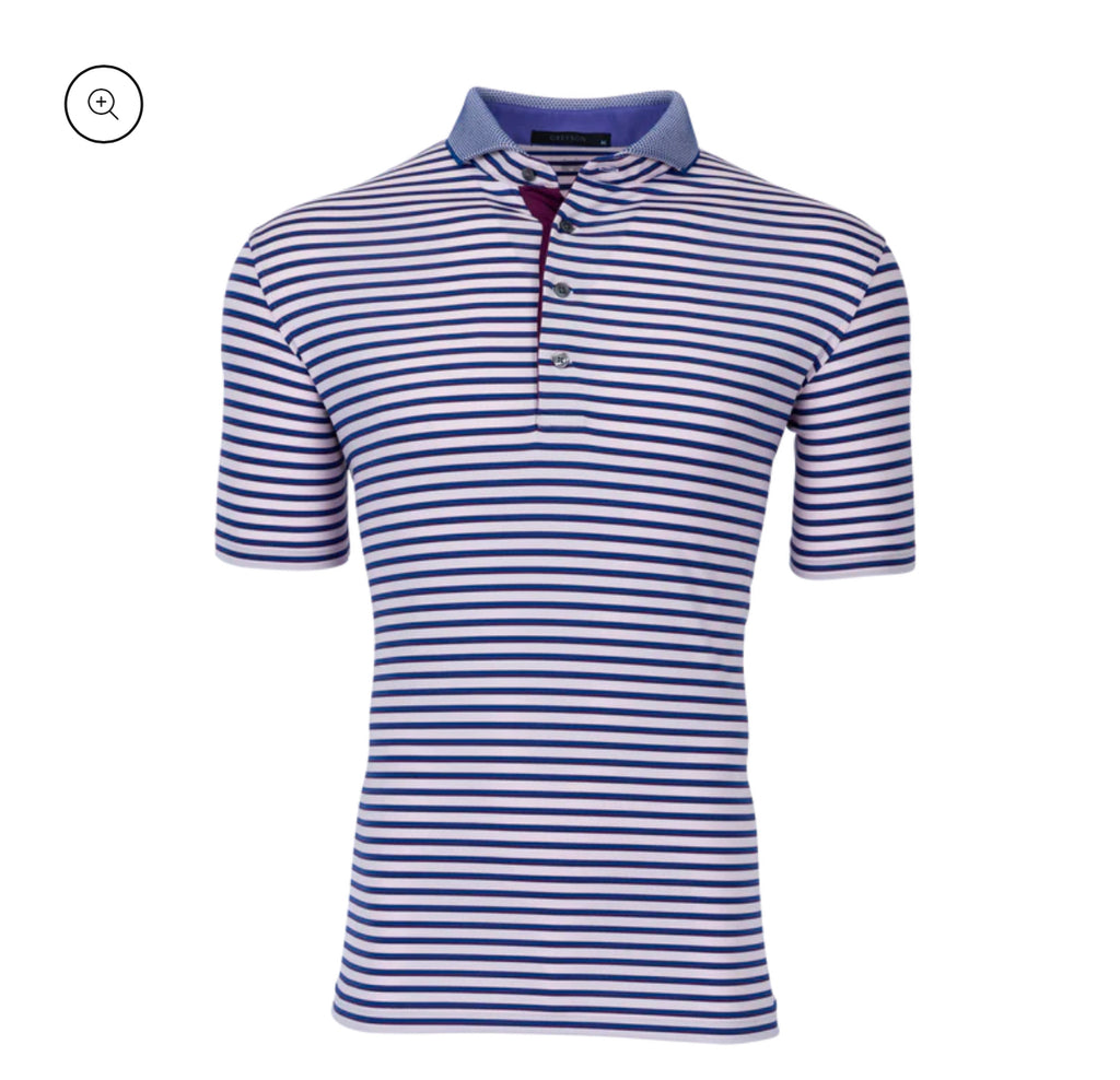 Greyson x Dogwood Ohatchee Polo in Pink Sky (S,XL)