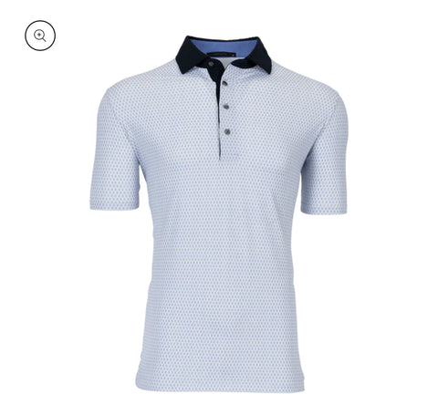 Greyson Saranac Polo in Blue (M)