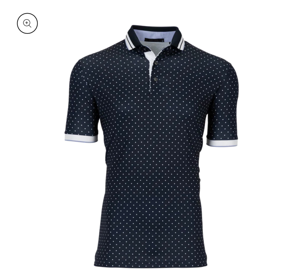 Greyson x Dogwood Racquet Icon Polo in Canal (S,M,L)