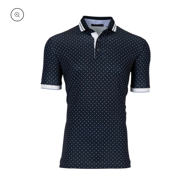 Greyson x Dogwood Racquet Icon Polo in Canal (S,M,L)