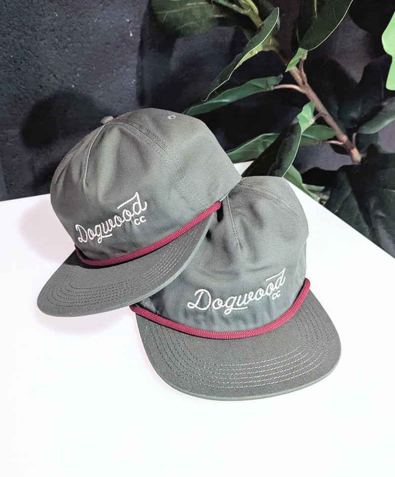 DogwoodCC Flat Brim Rope Hat