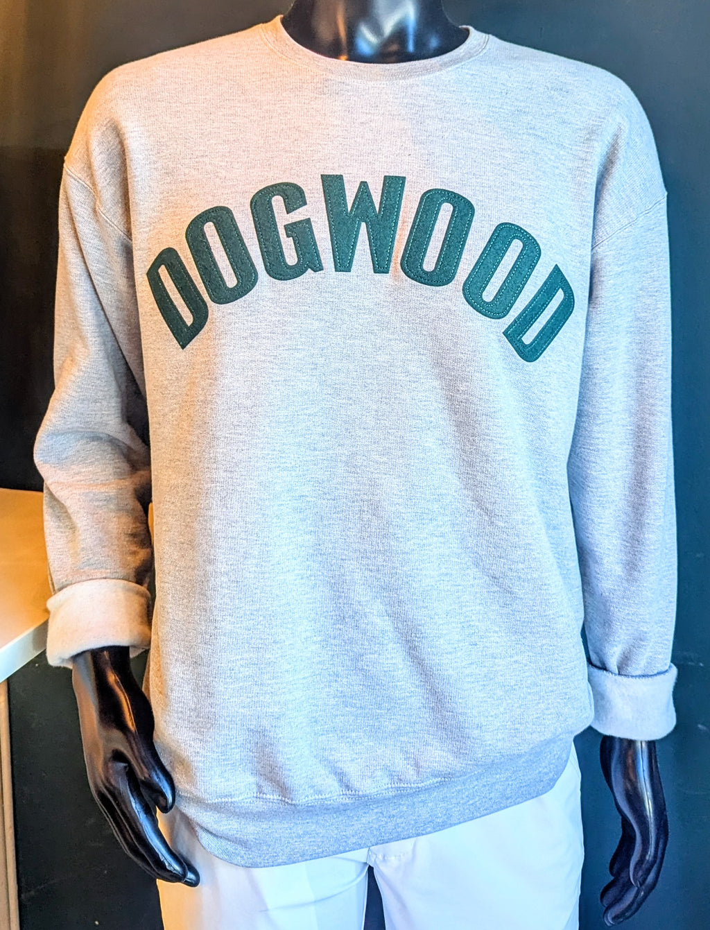 Dogwood Felt Letter Crewneck Sweatshirt