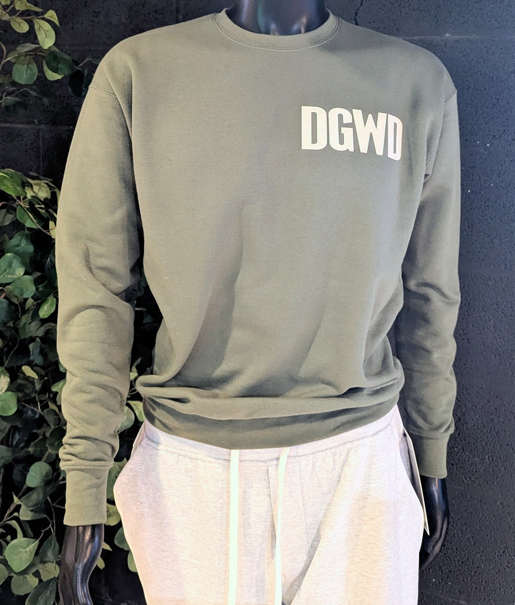 DGWD Felt Letter Crewneck Sweatshirt